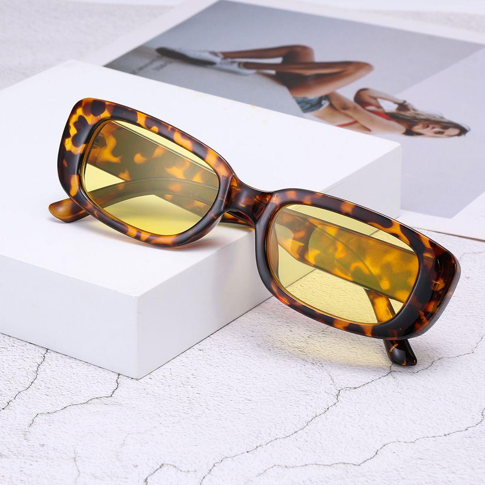 Retro Square Frame Small Rectangle Eyeglasses Women Sunglasses Eyewear Sun Glasses