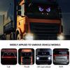 1pcs Devil's Eye Vampire Car LED Display Decorative Light 11 Mode Personalized Modification Atmosphere Warning Light 5V