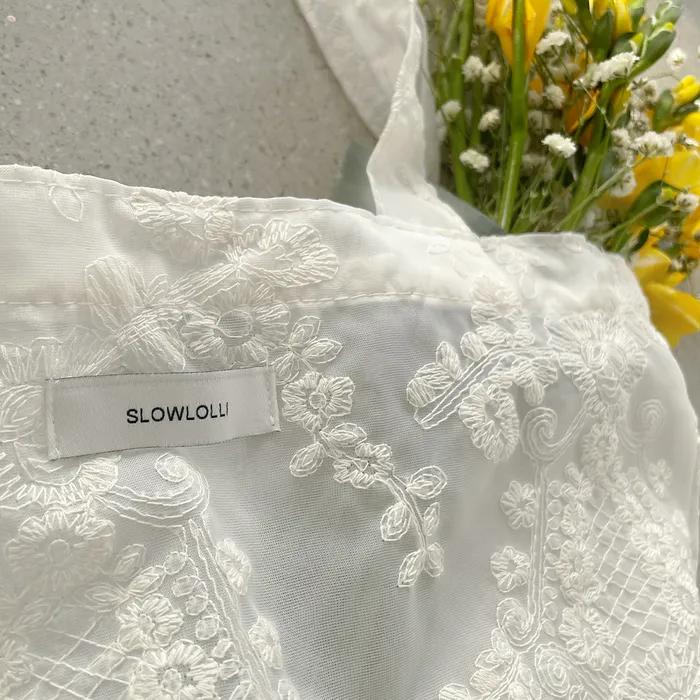 Bloom jacquard tote bag - Ivory