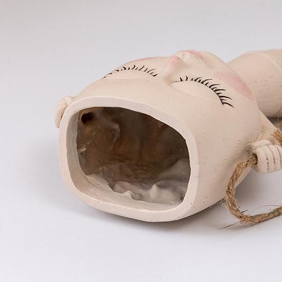 Ghiveci pentru containere de flori Design de păpuși de gimnastică în stil nordic cu jardiniere de frânghie suspendate Ghiveci de flori suculente creative