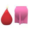 Water Drop Candle Mold for Candle Making Flower Pot Silicone Mold Aromatherapy Candles Mould for DIY Crafts Home Decor