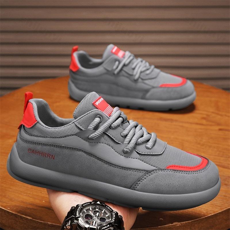 Fashion Men's Mesh Breathable Low Top Casual Sports Shoes 2025 Autumn Fashion Trend Versatile Comfortable Non Slip Niche Design Sneakers