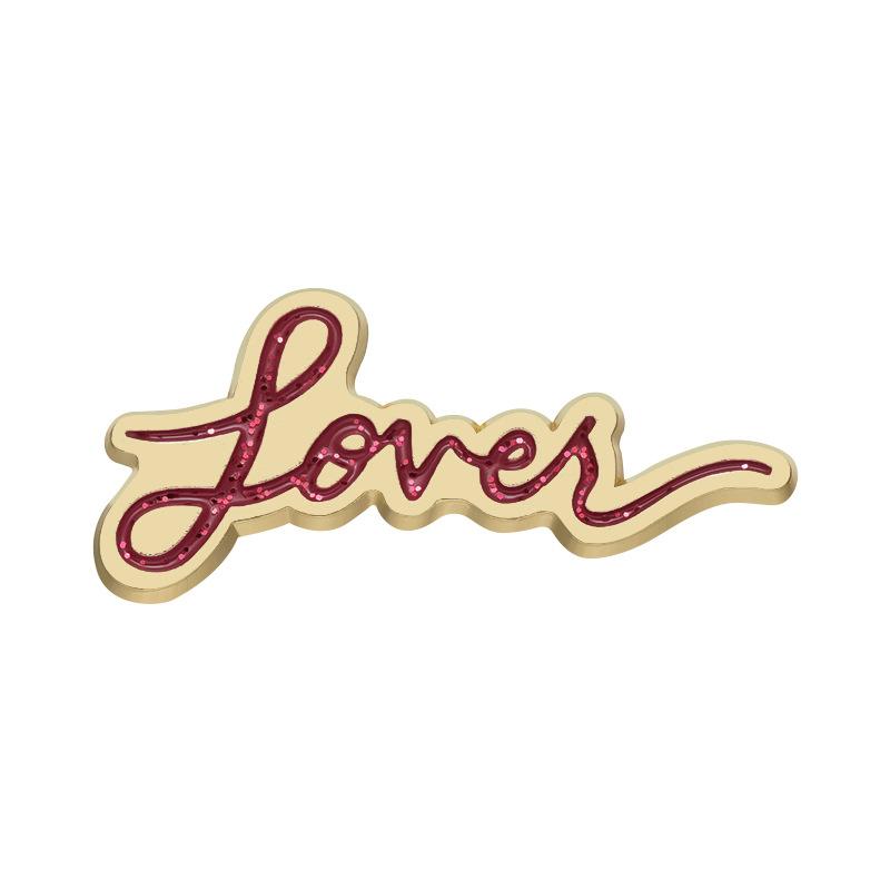 

Inspired Cartoon Stylish Geometric Letter Badge Music Series Guitar Design Metal Brooch Accessory For Ages All XZ9154