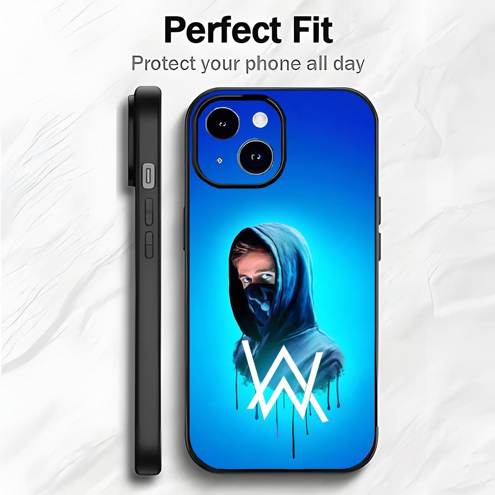 

Popular Singer Dj A-Alan Walker Phone Case Phone Case Soft Packaging Lightweight For iPhone17 16 15 14 13ProMax iphone12promax