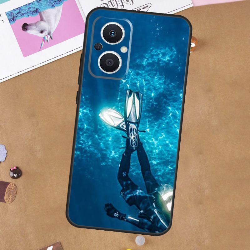 Scuba Diving For OPPO Reno 12 13 14 11 10 Pro 14F 13F 12F 11F 7 8 Lite 8T OPPO Find X9 X5 X6 X8 Pro Case