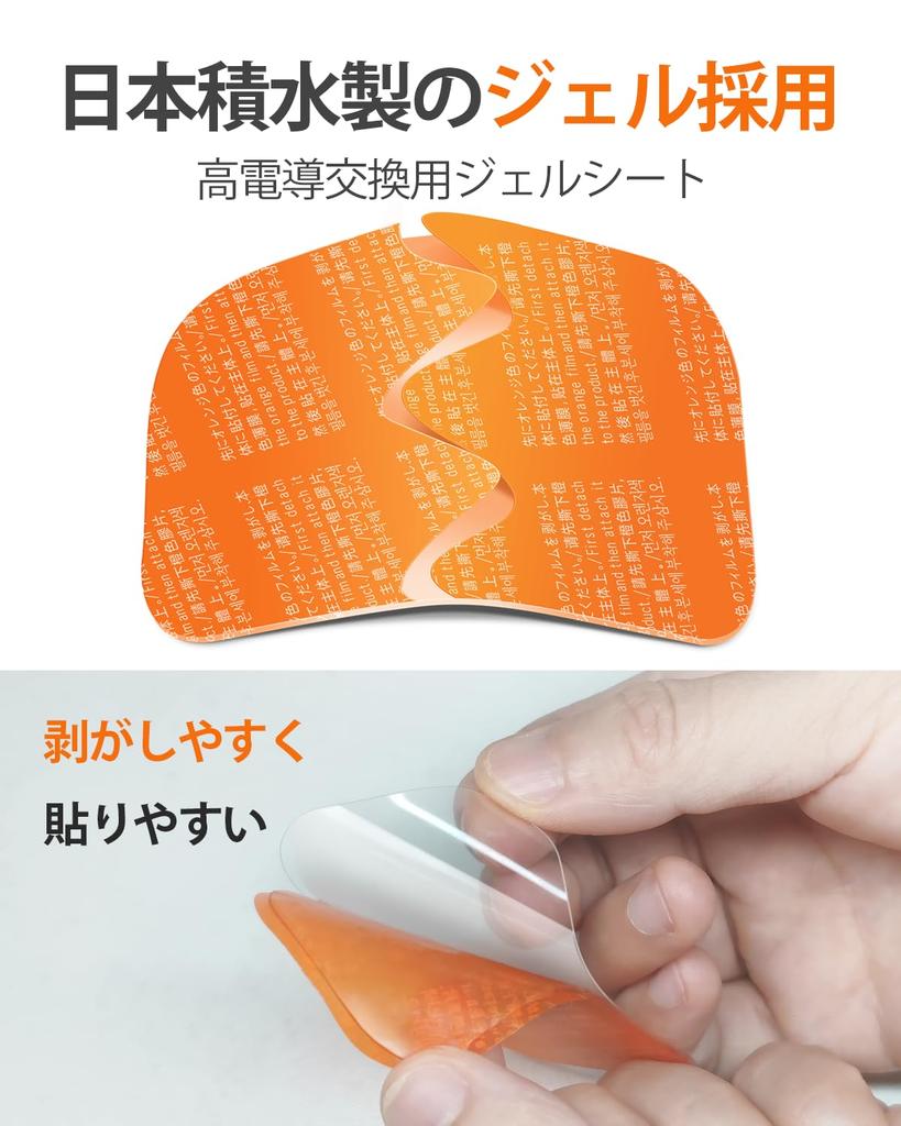 Gel Sheet Replacement Pads - Made with Sekisui Japan Gel - For EMS Abdominal Muscle Belts - Abdominal and Waist Training - Quality Guaranteed - CAMORF