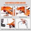 SucceBuy 330/770/1760Lbs Lifting Platform Hydraulic Car Lift Table Cart Heavy Duty Double Shear Wheelbarrow for Repair Motorcycl