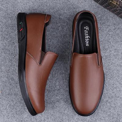 Mode Luxusmarke Herren Echtleder Freizeitschuhe Elegante Business-Büro Slipper Herren Fahrmokassins Bequeme Slipper Flats