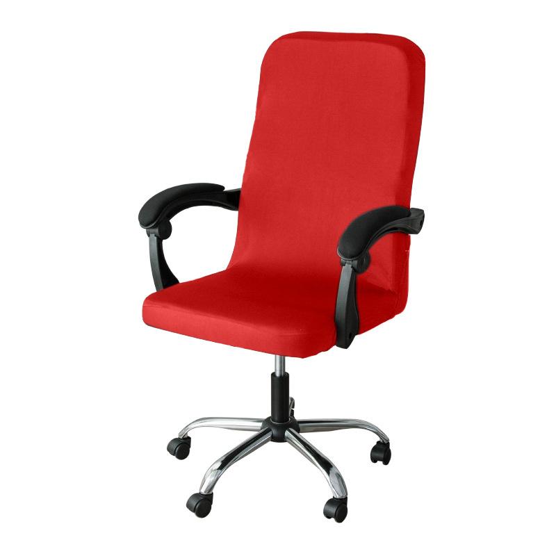 Elastic Office Computer Swivel Chair Covers Solid Color Gaming Armchair Protector Spandex Washable Chair Slipcover for Study