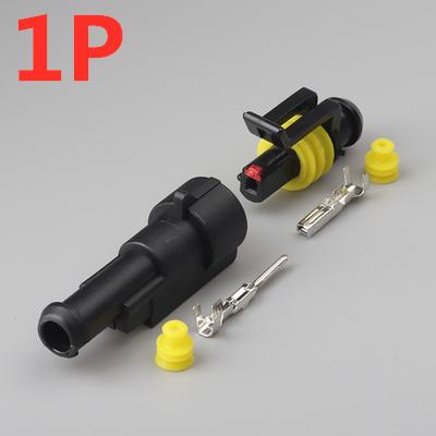 5 set 1/2/3/4/5/6 Pin Way AMP Tyco Super Sealed Automotive Wire Connector Electrical Plug Terminals for car waterproof connector