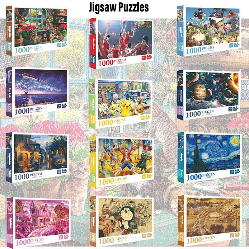 1000 Piece Jigsaw Puzzle Mind-boggling Landscape Puzzle Toy