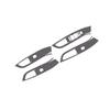 Carbon Fiber Switch Panel Sticker Door Window Lift 2022-2023 For Hyundai Tucson