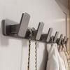 Strong Adhesive Wall Hooks Plastic Wall Rack Hanger Behind Doors Hook  Wall Storage Accessories