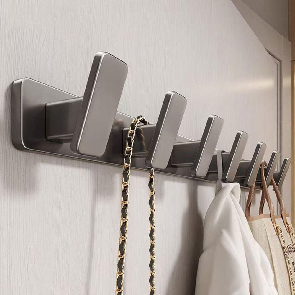 Strong Adhesive Wall Hooks Plastic Wall Rack Hanger Behind Doors Hook  Wall Storage Accessories