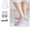 Women Invisible Cotton Boat Socks Mesh Breathable Ankle Low Cut Silicone Non-slip Socks