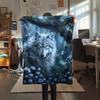 1 Manta de Franela con Estampado de Dibujos Animados, Alta Calidad, Cómoda para Todas las Estaciones, Decoración del Hogar, Calidez y Confort, Perfecta para Regalo de Navidad o Cumpleaños