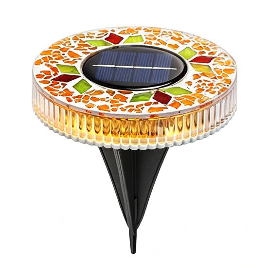 

Solar Ground Light Outdoor Flat Solar Powered Disc Light IP68 Waterproof Pathway Light for Garden Yard Lawn Walkway Driveway Landscape Lighting 1pc