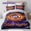 Name Custom Houston Astros Logo Pattern Bedding Set Quilt Cover Pillowcase Home Decor Gift (1 * duvet cover + 2 * pillowcase, without core)