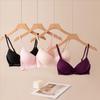 Seamless Silk Bra Women Wireless Bra Summer Thin Mulberry Silk Bra Push‑Up Bralette for Small Bust