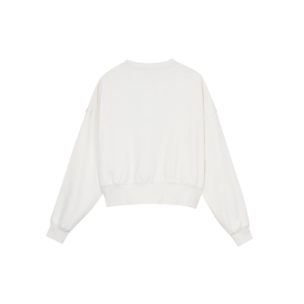 Nike Sportswear Swoosh Logo Embroidered Knit Pullover Hoodie White DO7212-030