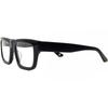 Smartbuy Collection Full Rim Square Black Fashion Unisex Eyeglasses Sette 07 C02