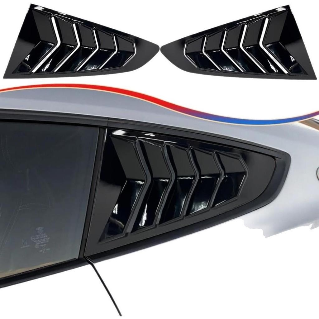 15-23 Ford Mustang Rear Side Window Louvers – Modified Trim Accessories