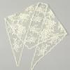 Women Retro Lace Triangle Scarf Hair Bands Vintage Triangular Headscarf Elegant Headwear Solid Color Ramadan Handkerchief