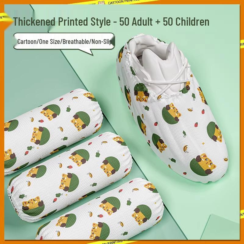 Reusable Non-Woven Indoor Overshoes: Durable and Slip-On for Students and Guests