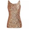 Women's Shine Sequins Decorative Vest Waist Type