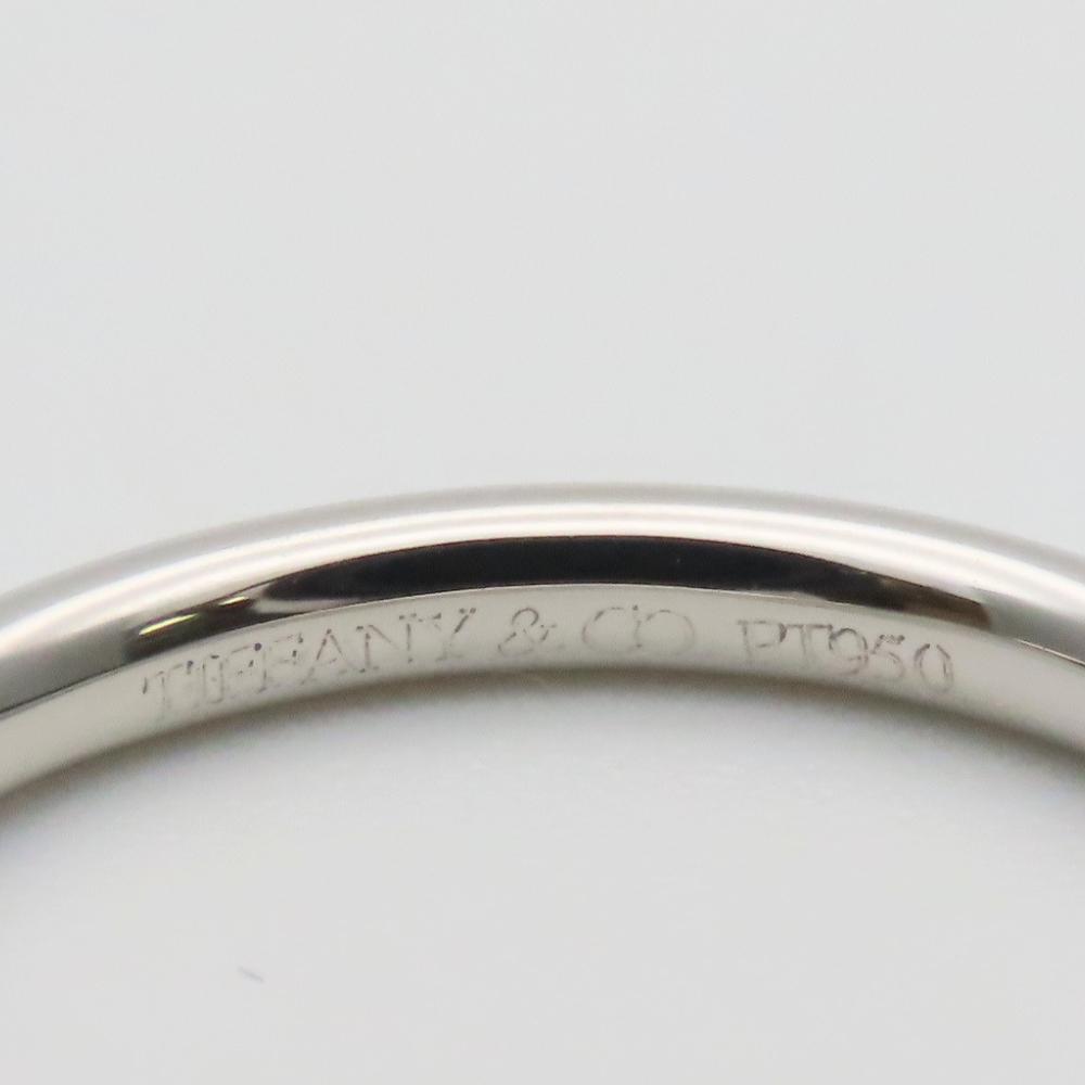 Used TIFFANY&Co. Ring Curved band EU#50.5 Pt950Platinum/diamond 3.19g Platinum El Saperetti