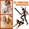Joint Movable 3d Printed Doll Toy, Creative Decompression Desktop Ornament