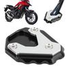 Motorcycle Kickstand Enlarger Aluminium Alloy Side Stand Extension Plate Pad Replacement for CB500X 2019+(Black )