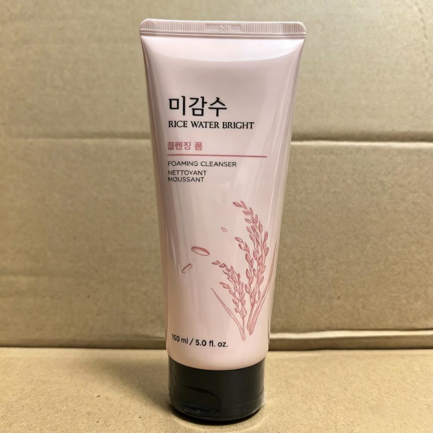 Rice Water Bright Cleansing Foam Makeup Remover and Facial Cleanser