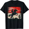 Westernreiten Rodeo Retro Cowboy T-Shirt