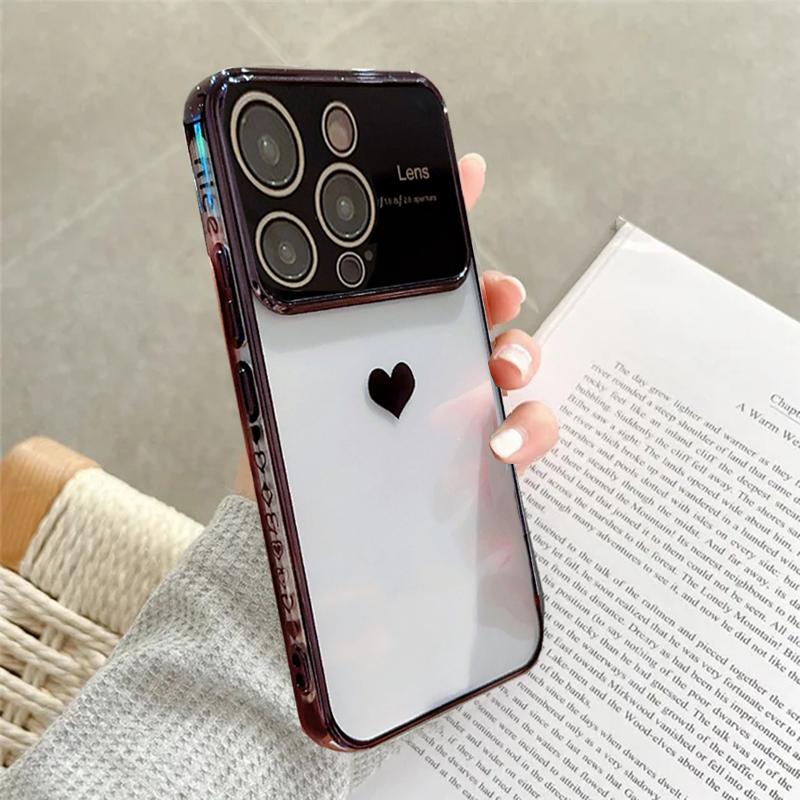 

Прозрачный чехол с прозрачным покрытием Love Heart для Samsung Galaxy A14 A24 A54 A23 A53 A13 A52 A52S 5G 4G S20 S21 S22 S23 S24 Ultra Plus FE, мягкий чехол For Samsung Note 20 Ultra чёрный