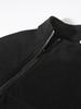 Men's Double Zipper Collar Hoodie - Autumn/Winter Trendy Street Casual Jacket