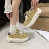2025 New Women Shoes Pu Thick Sole Women Non-Slip Increase Wear Shoes Outdoor Leisure Brand Walking Shoes
