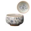 1pc  Beige Ru Kiln Master Cup Single Cup Ceramic Household Kung Fu Tea Cup Retro Blue and White Cup  Master's Cup Tea Set