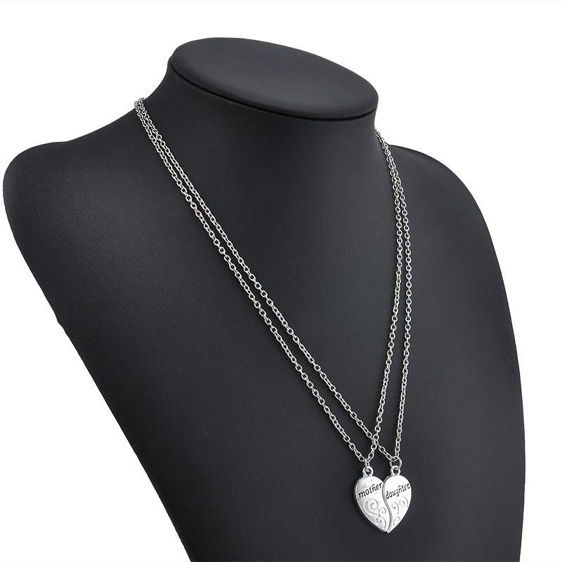 Peach Heart Pendant Necklace Gifts 