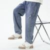 Mark Fairwhale Men's Ripped Tapered Washed Jeans