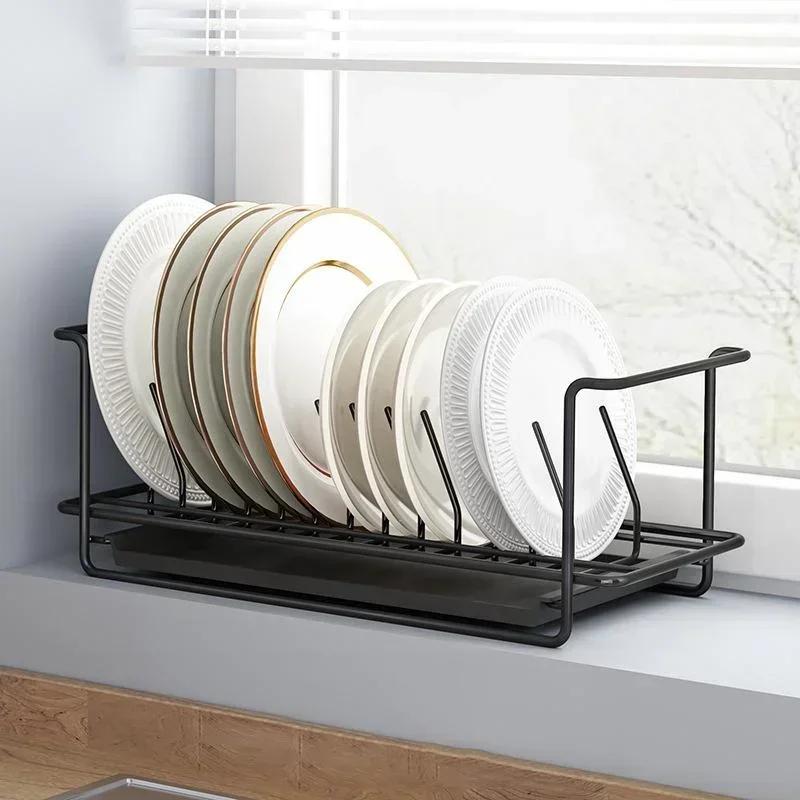 Estante de Almacenamiento para Utensilios de Cocina Pequeños Acero Inoxidable Escurridor de Platos Estante de Almacenamiento Fregadero Doméstico Escurridor de Platos Organizador Suministros