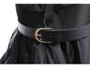 Abito da sera in rete da ragazza per cosplay della Famiglia Addams di Mercoledì con accessori (Taglia unica)