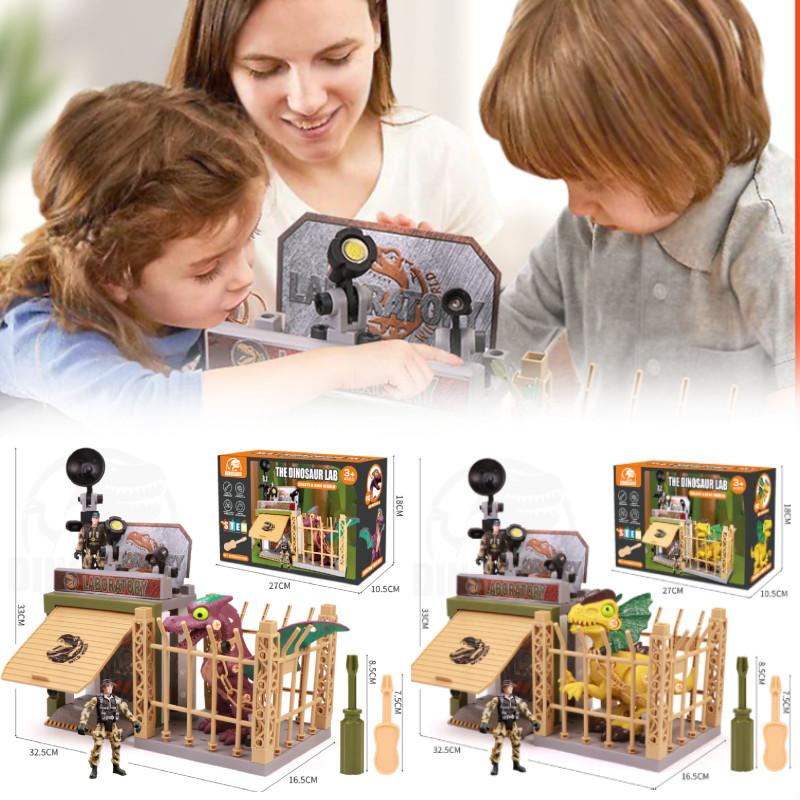 Engaging Battery Powered Dinosaur Model Toy For Children With Easy Diy Assembly