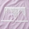 U Convex Lace Flower Panties Solid Color Briefs Soft Men Thong  Valentine's Day