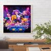 Kpop Demon Hunters Customize Your Name Diamond Painting Round Diamond Rhinestones Mosaic Diamond Embroidery Wall Paintings Rhinestones Gift Frameless