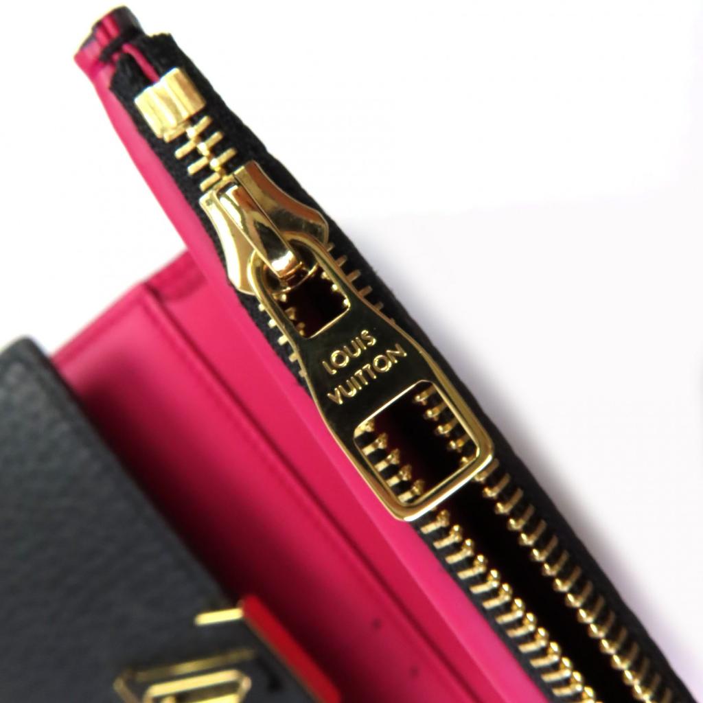 Doskonały portfel bifold LOUIS VUITTON Portefeuille Compact Taurillon Clemence Używany