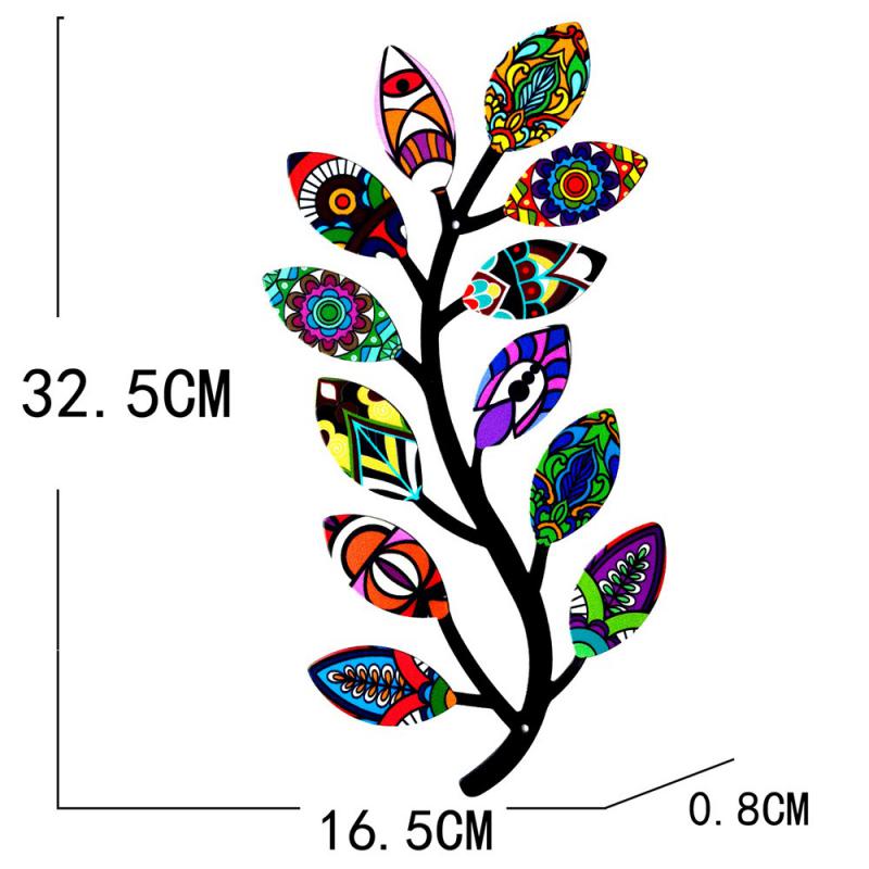 

Настенное украшение Подвесное металлическое дерево Декор стены патио Декоративные ветви Художественное украшение Оконное произведение искусства