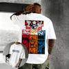 Oversized One Piece Anime Graphic T Shirt Men Women Short Sleeve Tee Cartoon Print Luffy Zoro Nami Chopper Summer Casual Y2k Top