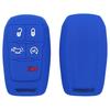 Silicone Key Case For Ram 1500 Dt / Trx / 2500 3500 Hd -, Soft Rubber Key Fob Cover Anti-Drop Protector 4/5/6 Buttons