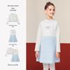 PawinPaw Girls' Cartoon Bear Knitted Skirt Set